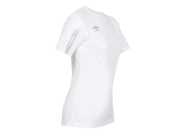 UMBRO Core SS Jersey W Hvit 36 Teknisk kortermet spillertrøye 